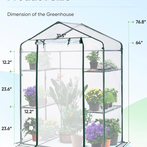 Greenhouse Plant Storage Organizer